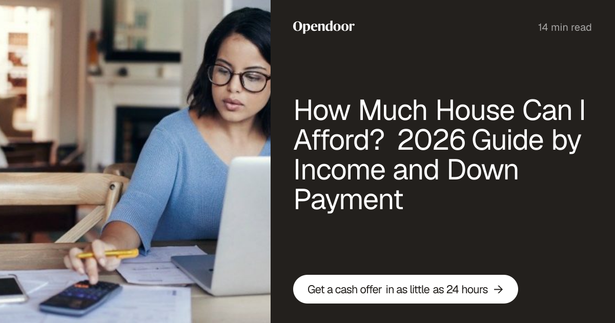 How Much House Can I Afford? 2026 Guide by Income and Down Payment ...