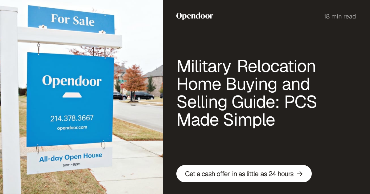 Military Relocation Home Buying and Selling Guide: PCS Made Simple ...